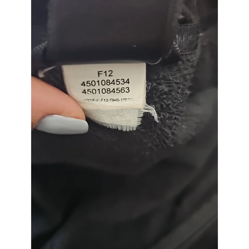 The North Face Womens Full Zip‎  Fleece Black Jacket Size M